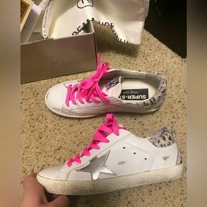 Golden Goose SuperStar low top genuine calf hair. Sz. 37